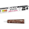 NC Pâte À Sucre En Rouleau Prête À Dérouler Ø 36 Cm Noir + 1 Stylo Chocolat