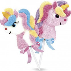 Fizzy Licorne Mallow Pop 18 Sucettes Fizzy