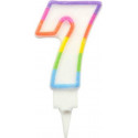NC Bougie D Anniversaire Chiffre 7