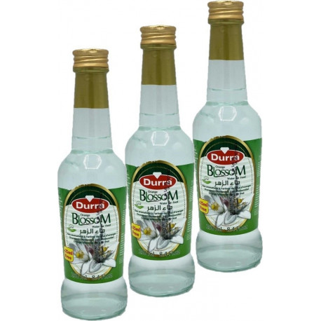 Eau De Fleur D'oranger Durra les 3 bouteilles de 0.25L
