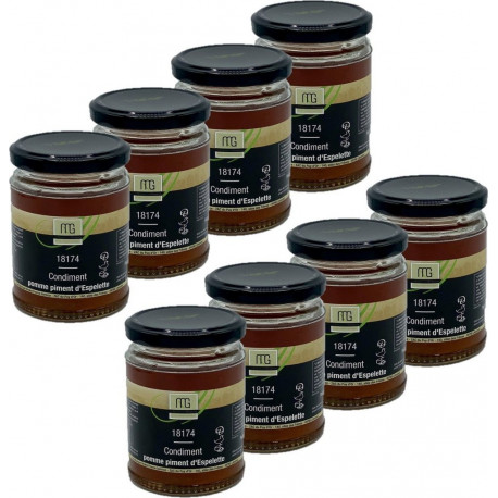 NC Condiment Pomme Piment D'espelette Maison Des Gourmets les 8 unités de 0.31Kg