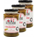 Confiture Rhubarbe Haut De France Les P'tites Tartines les 3 unités de 0.32Kg