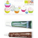 NC Stylo Chocolat + Colorant Alimentaire Liquide Tube Vert