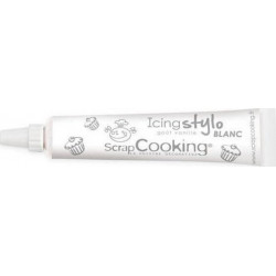 Scrapcooking Stylo Glaçage Blanc Goût Vanille