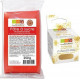 NC Pâte À Sucre Rouge 250 G + Paillettes Dorées