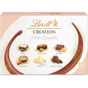 LINDT Assortiment de Chocolat Lait, noir, blanc, Lindt Création 180g