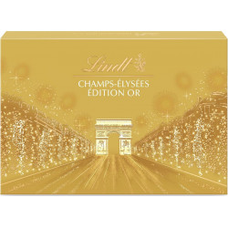 LINDT Assortiment de Chocolat Lait, noir, blanc, Champs-Elysées 968g