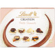 LINDT Création Petits Desserts Assortiment de Chocolat Lait Noir Blanc 413g