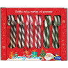 PatRelle Bonbons canes cola cerise pomme les 12 cannes de 15g