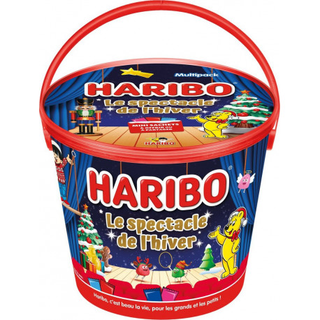 HARIBO Bonbons Assortiment Le Spectacle de l'Hiver 800g