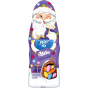 MILKA Chocolat Père Noël au Chocolat au Lait et Dragées Cacaotées Colorées le chocolat de 61g