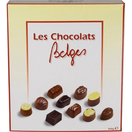 Les Chocolats Belges assortiment 500g