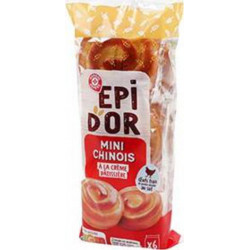 Mini chinois Epi d'Or Pepites de chocolat x6 300g