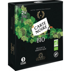 CARTE NOIRE MOULU BIO 2x250g 500g