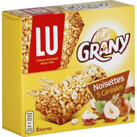 LU Grany Noisettes 5 Céréales 125g (lot de 3)