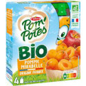 Materne Compotes Pom'Potes Pomme/Mirabelle bio 4x90g 360g