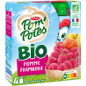 Materne Compote Pom'Potes Pomme/Framboise bio 4x90g 360g
