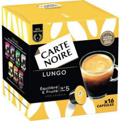 CARTE NOIRE Café Lungo Compatible Dolce Gusto 16 Capsules