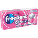 FREEDENT REFRESHER’S BUBBLE MENTHE SANS SUCRES x8 18g
