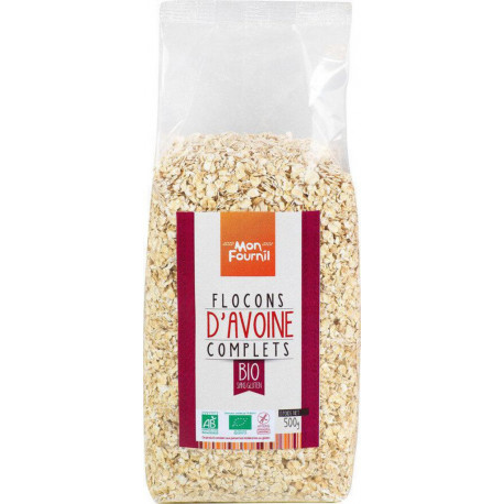 Mon Fournil Flocon avoine bio Complet sans gluten 500g