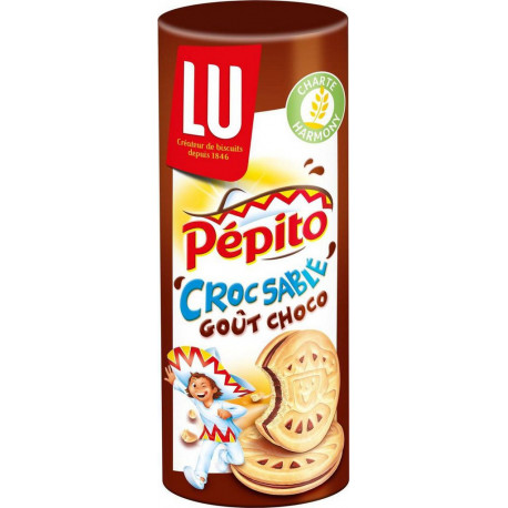 LU Pépito Croc Sablé Goût Choco 294g (lot de 2)