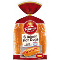 La Fournée Dorée 6 Pains Hot Dog Prédécoupé x6 270g