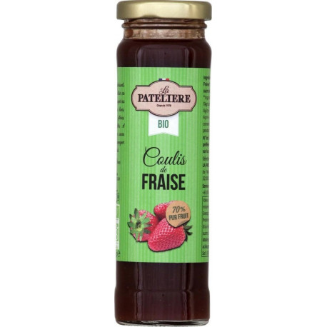 La Patelière Coulis de Fraise Bio 165g