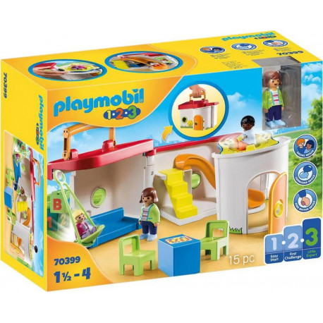 PLAYMOBIL 70399 GARDERIE TRANSPORTABLE 1.2.3