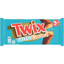 TWIX Barres chocolatées biscuits enrobée de chocolat et caramel salé 5x2 230g