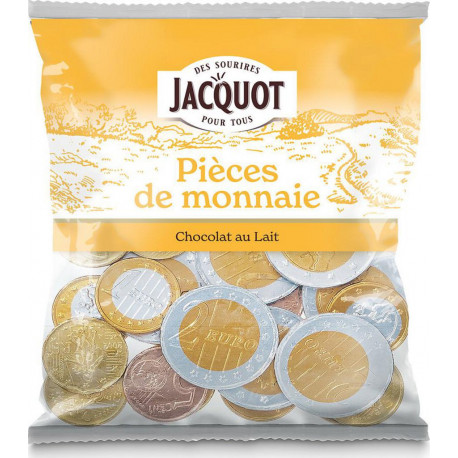 Jacquot Chocolat au lait Pièces de monnaie 90g
