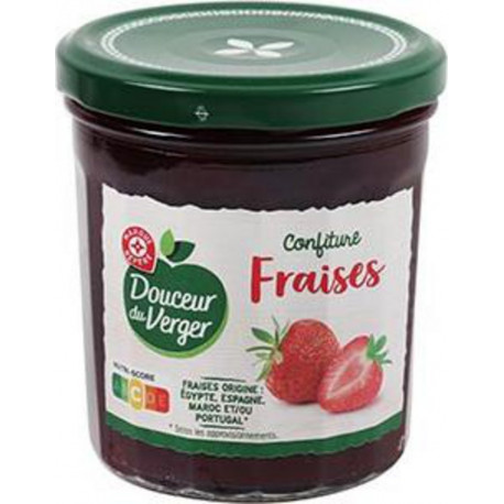 Douceur du Verger Confiture Fraises 370g