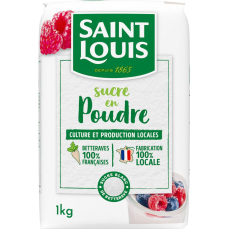 Saint Louis Sucre en poudre Sachet 1Kg