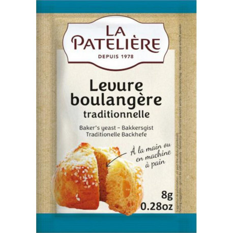 La Boulangère Levure boulangère La Patelière 8x8g 64g