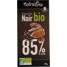 NATURALINE Tablette de chocolat 85% noir intense la tablette de 100g