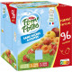POM'POTES Compotes pomme, fraise, abricot sans sucres ajoutés les 96 gourdes de 90g