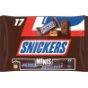 SNICKERS Barres chocolatées Minis Cacahuètes Et Caramel 17 minis barres