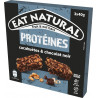 EAT NATURAL Barres Céréales Protéines Cacahuètes et Chocolat Noir Sans Gluten 3x40g 120g