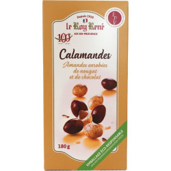 ROY RENE ROY RENE ROY RENE RENE RENE Chocolat amande enrobée de nougat ROY RENE 180g