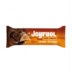 JOYFUEL Barre protéinée cœur fondant caramel salé la barre de 50g