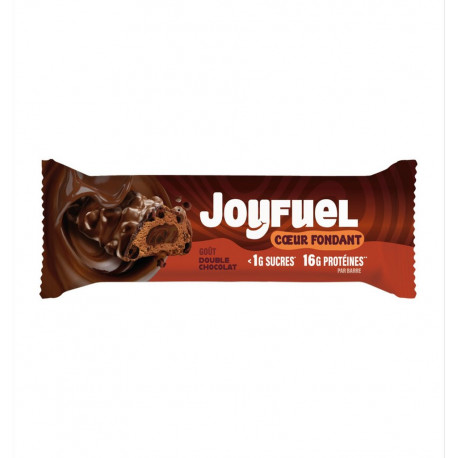 JOYFUEL Barre protéinée cœur fondant double chocolat 50g