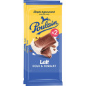 POULAIN Tablette de Chocolat Lait Doux & Fondant 2x95g 190g