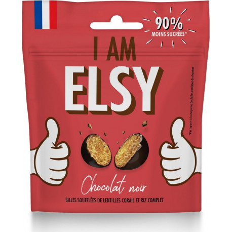 ELSY ELSY ELSY Billes chocolat noir ELSY 50g