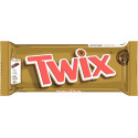 TWIX Barres chocolatées Biscuits Enrobés de Chocolat et Caramel la barre de 50g
