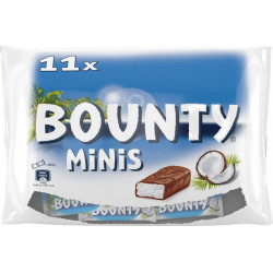BOUNTY Mini chocolat à la noix de coco x11