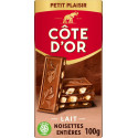 COTE D'OR COTE D COTE D'OR D'OR OR OR OR Tablette de chocolat lait noisettes COTE D'OR la tablette de 100g