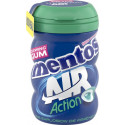 MENTOS Chewing-gum Air Action Menthol Eucalyptus 45 dragées 90g