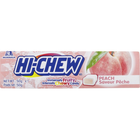 HI-CHEW HI-CHEW HI CHEW CHEW CHEW Chewing gum à mâcher goût pêche HI-CHEW 15 étuis