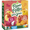 POM'POTES Compote pomme pêche figue les 4 gourdes de 90g