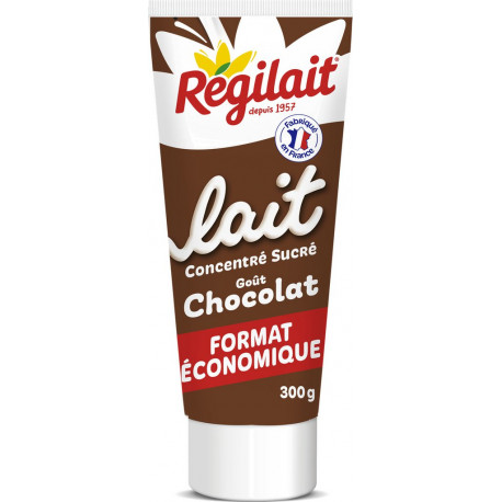 REGILAIT REGILAIT REGILAIT Lait concentré sucré au chocolat REGILAIT le tube de 300g