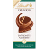 LINDT Tablette de chocolat création lait entremets noisette la tablette de 150g